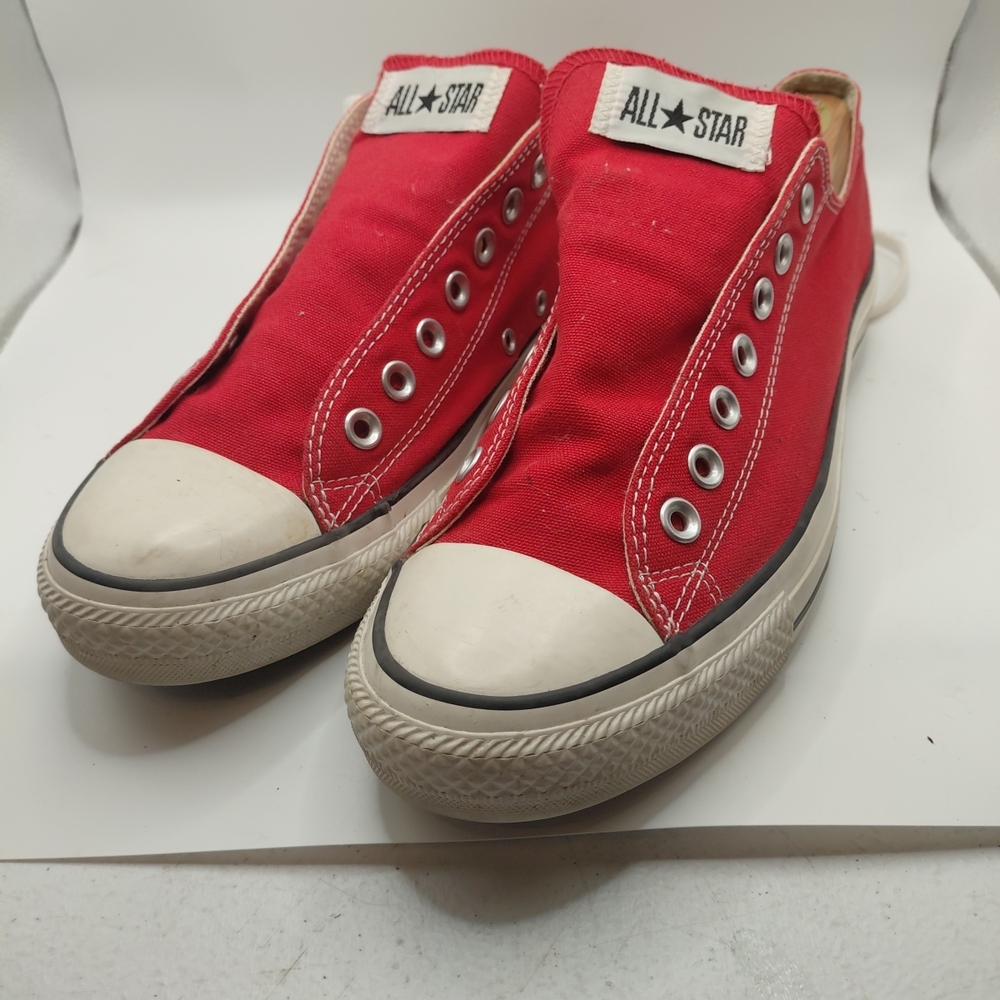 Converse All Star  Red Sneakers mens 9 Athletic Canvas Shoes